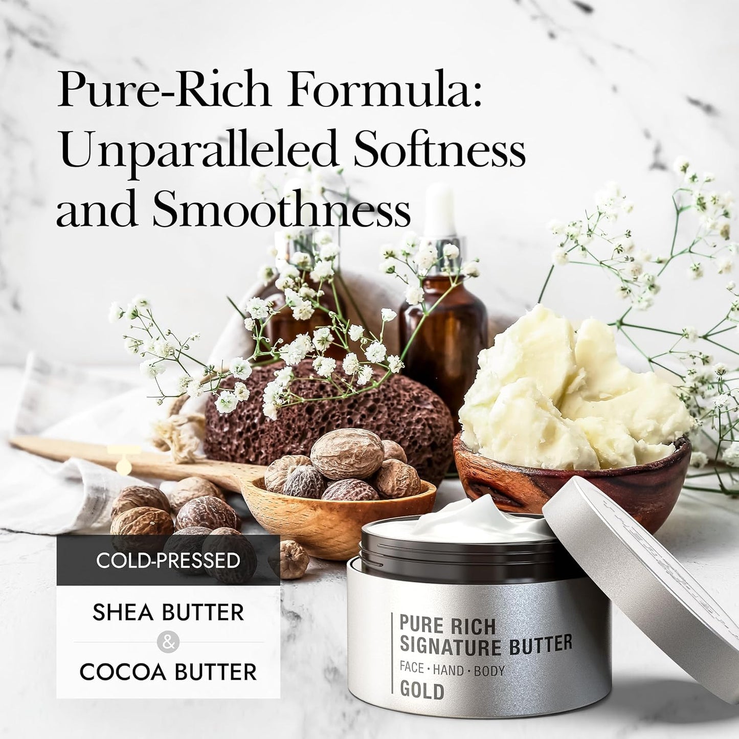 THERAPISPA Rejuvenating Body Butter – Revitalizing Body Cream with Shea Butter, Ceramides, Collagen & Vitamin B5 to Smooth & Strengthen Dry, Dull Skin (Vitamin, 7.0 fl oz)