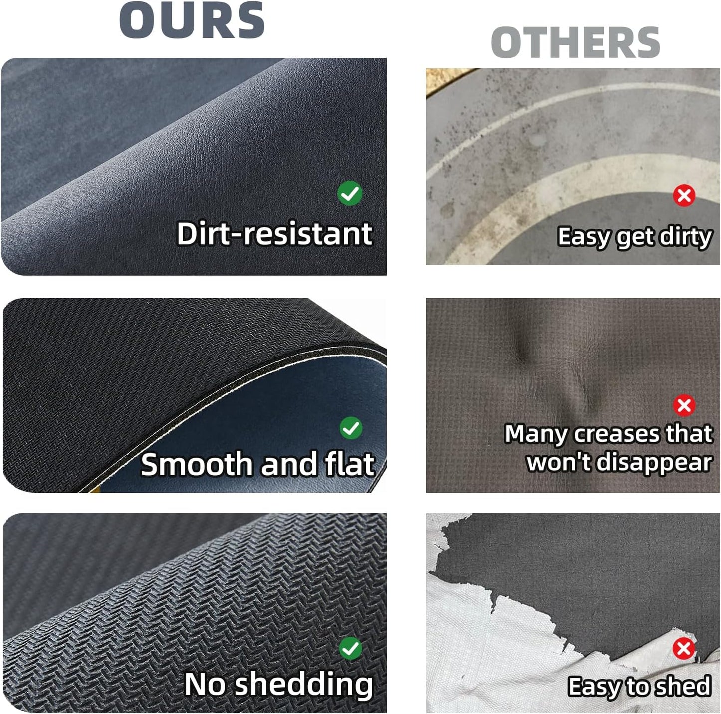 Bathroom Mat Quick Dry, Bathroom Rugs Non Slip Washable Thin Absorbent Bath Mat Fits Under Door Bathroom Floor Mat Perfect for Bath, Shower, or Sink 20"x30" Navy Blue