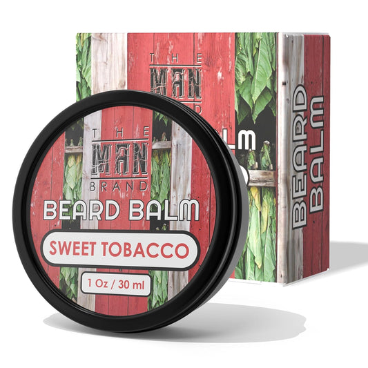 Sweet Tobacco Beard Conditioning Balm - Moisturizing and Softening Scented Balm (1 Ounce)