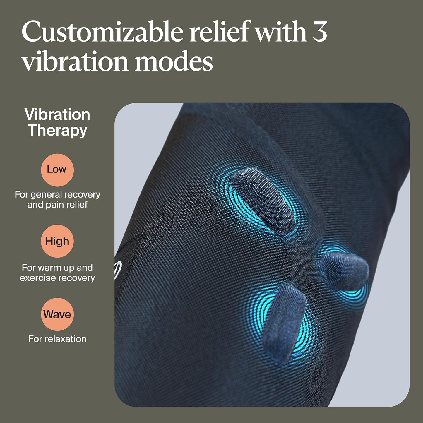 Therabody RecoveryPulse Arm - Compression and Vibration Sleeve for On The Go Relief, Reduce Soreness and Pain in Arms, Increase Flexibility (Medium)