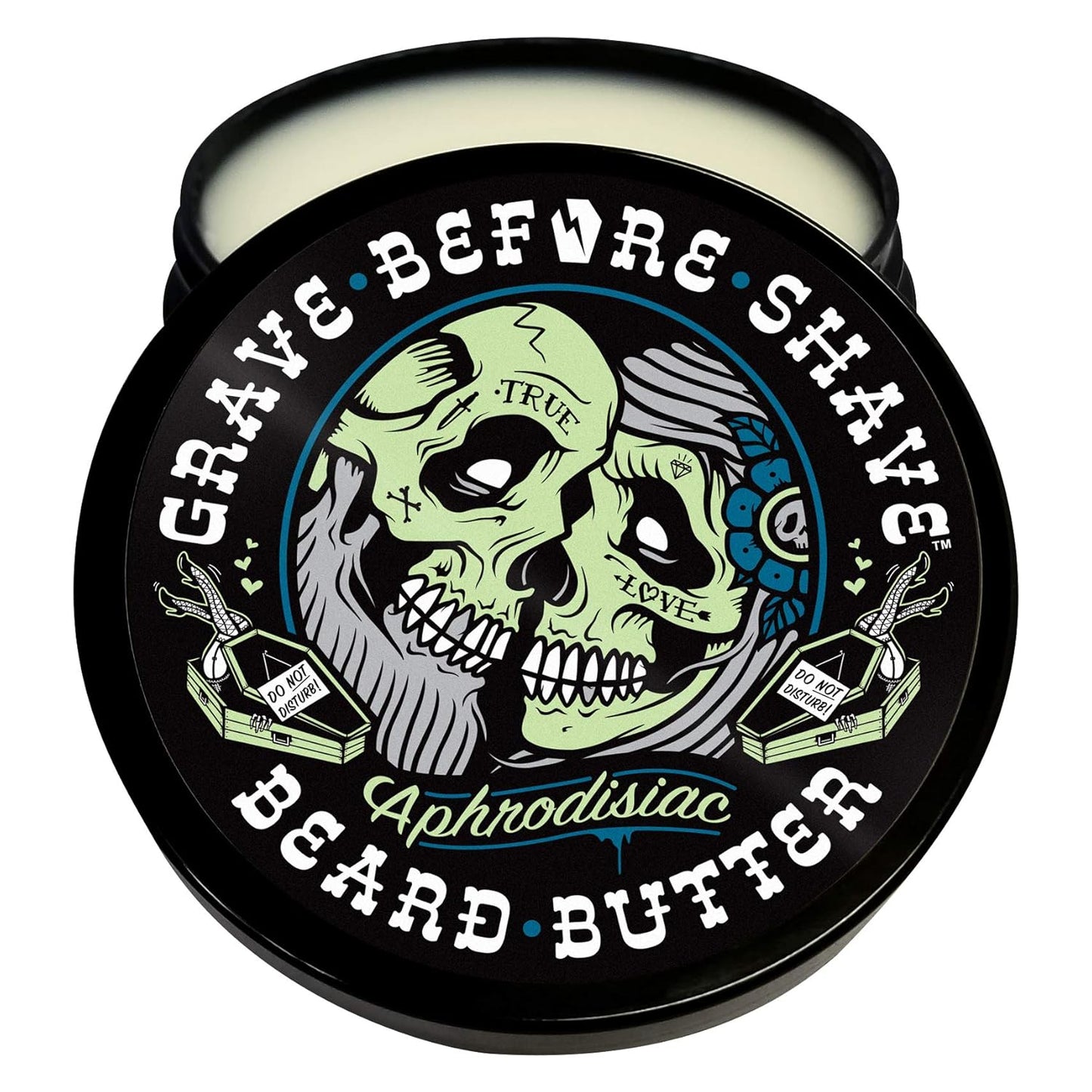 Grave Before Shave Leather/Cedar-wood scent Beard Conditioning Butter 4 oz.