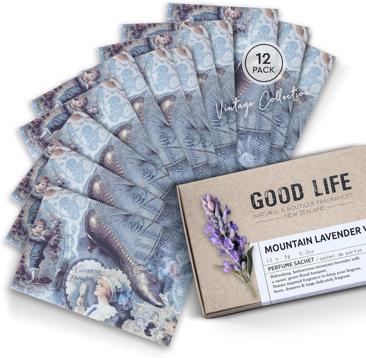 Good Life Mountain Lavender Scented Sachets | Designed in New Zealand 12 | Sachets - Vintage
