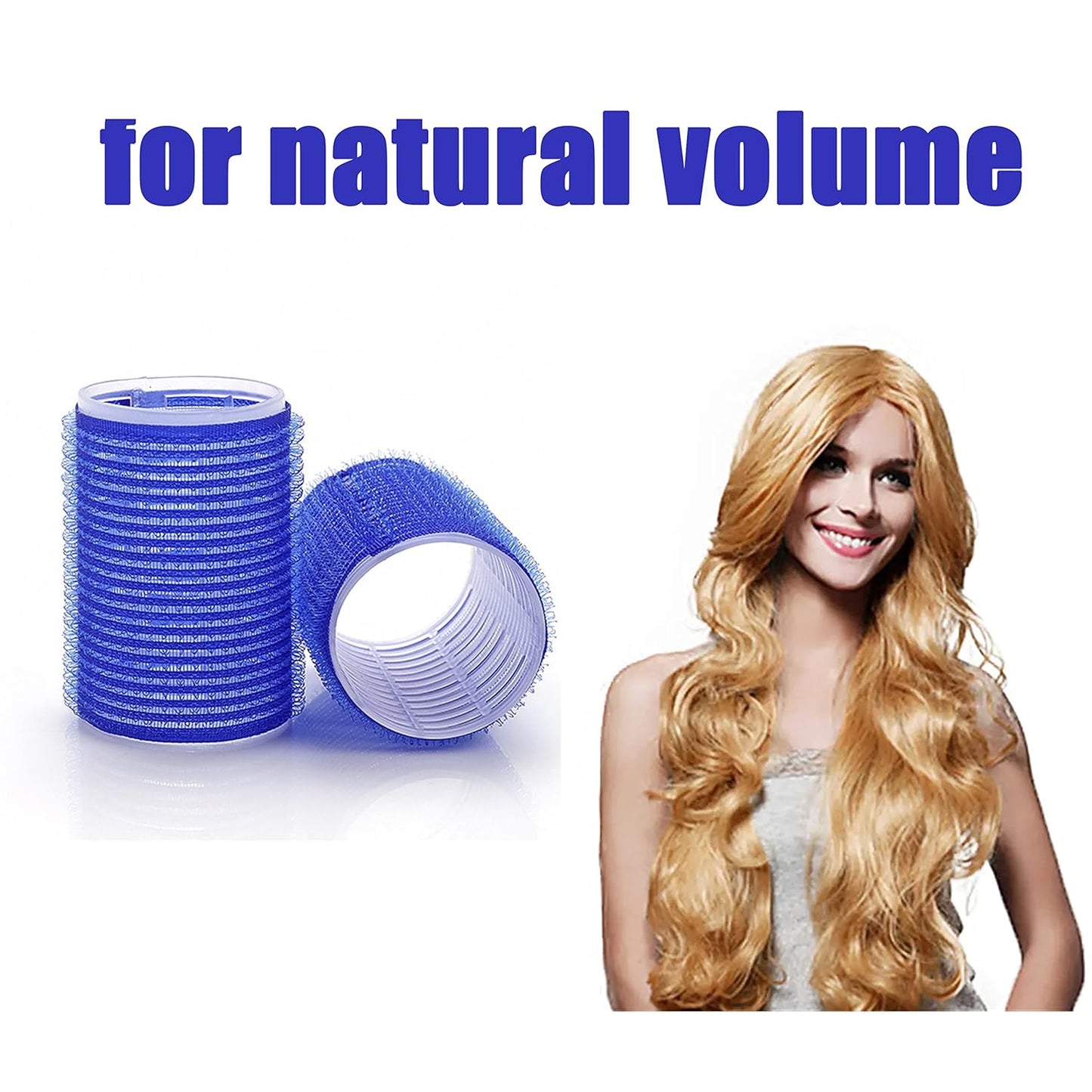 6PCS Roller Curlers for Medium Short Hair and Bangs, Create Natural Curly Hairstyles (Yellow 6 pack)