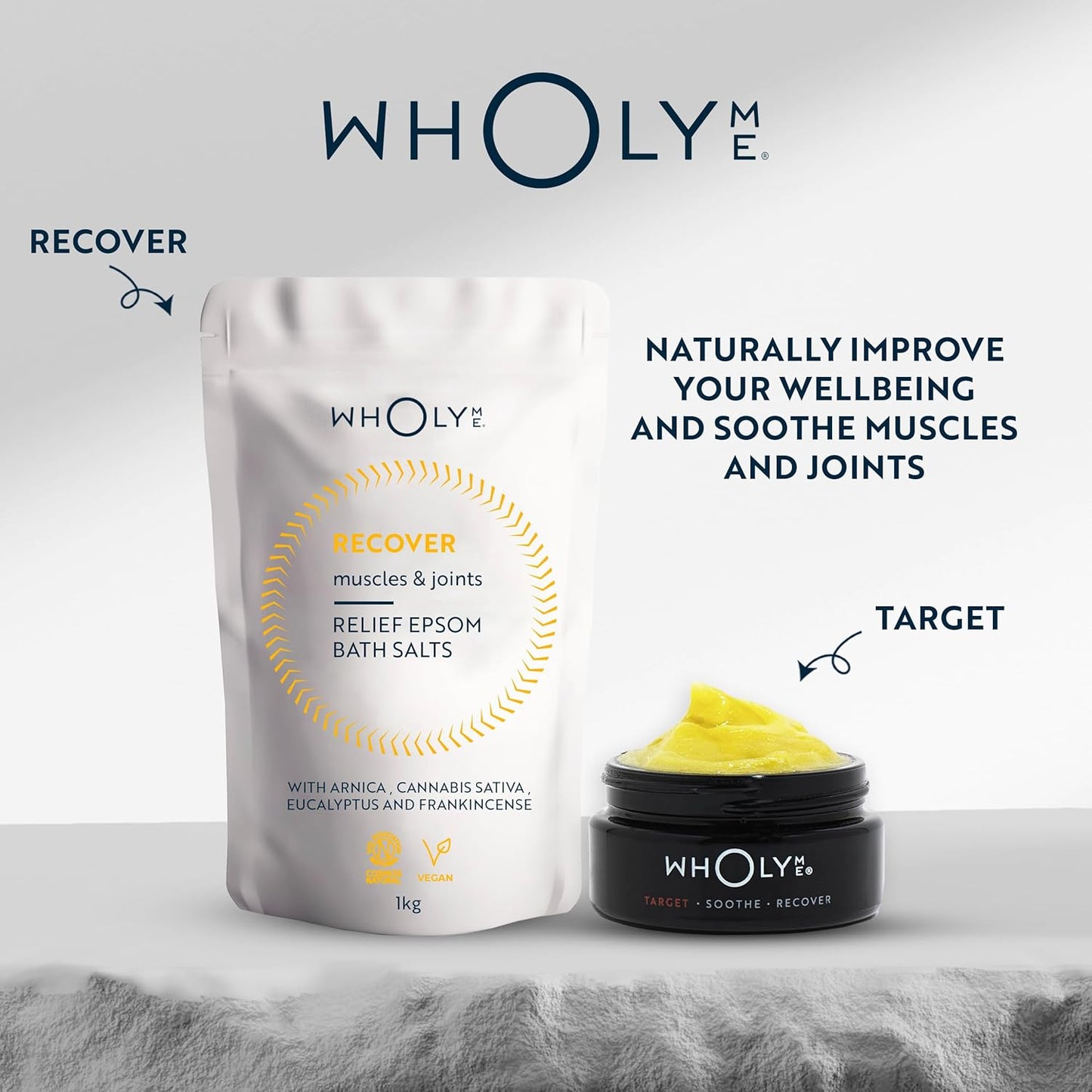 Epsom Salt Bath Salts - Natural Bath Soak for Muscle and Joint Recovery with Arnica, Frankincense and Eucalyptus Essential Oil - Great for Post Workout and Relaxation - 35 Ounce (1Kg)