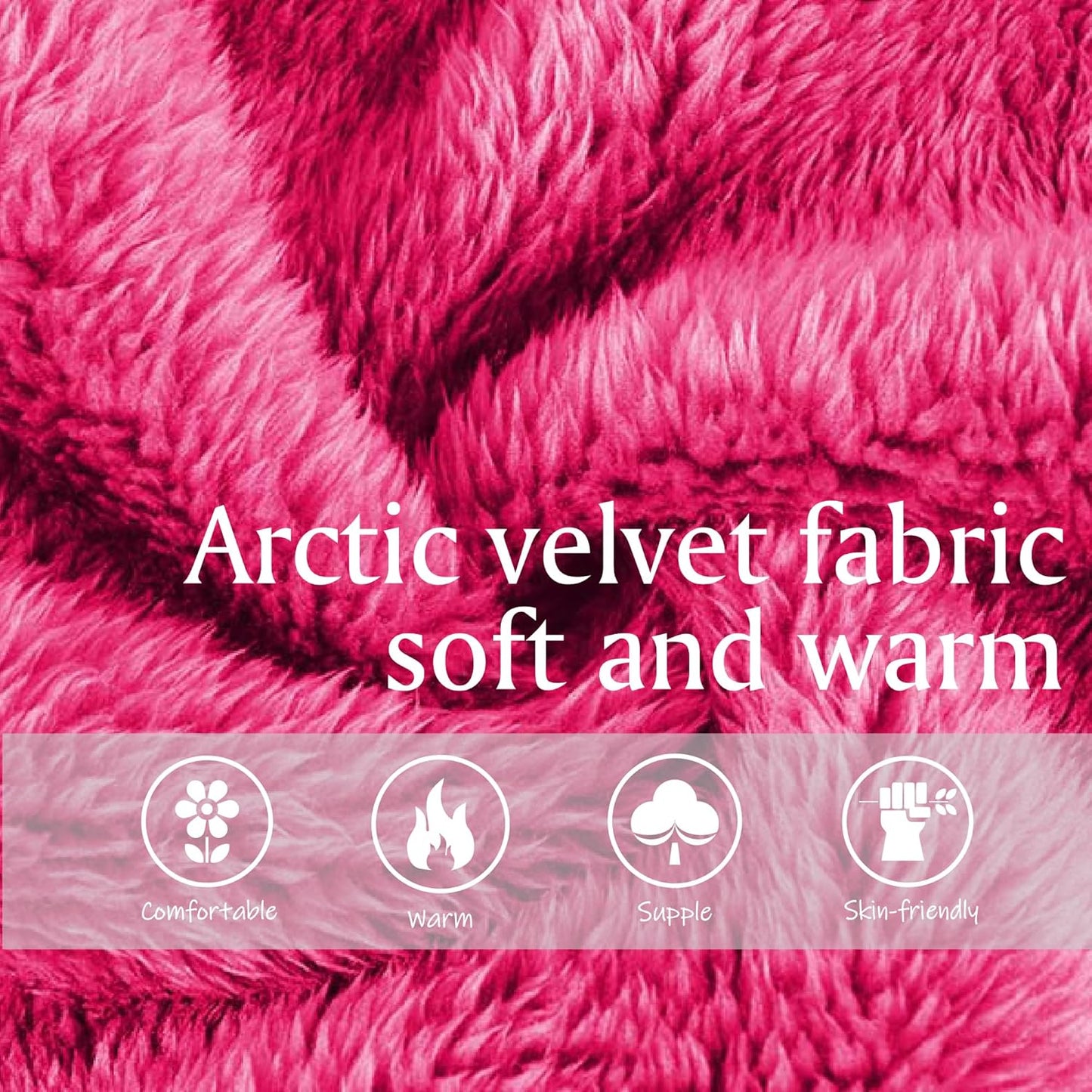 Inner Wish Womens Plush Fleece Robe, Cozy Warm Bathrobe Fuzzy Female Spa Robe With Pockets