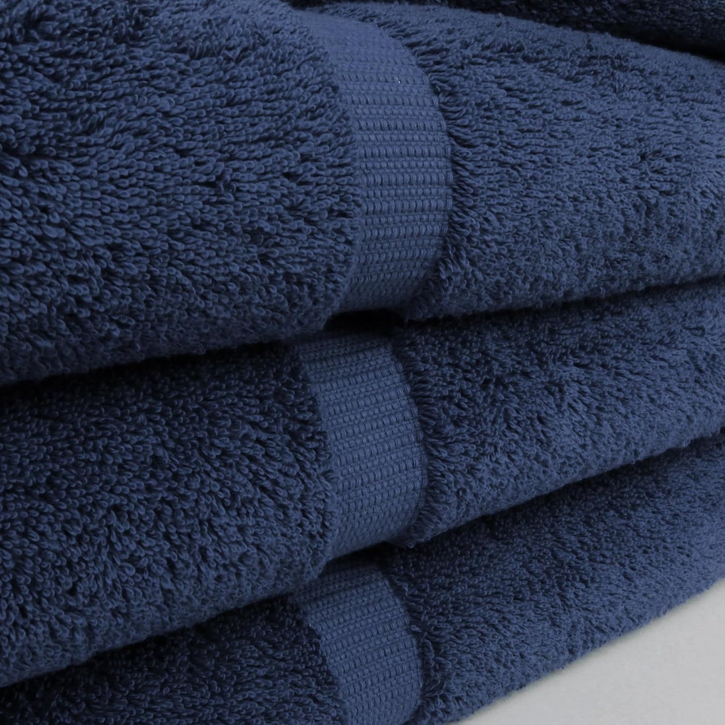 Chakir Turkish Linens | Hotel & Spa Quality 100% Cotton Luxury Turkish Towels | Soft & Absorbent (30x60 Inches Extra Large Bath Towels, Set of 4 - Navy)