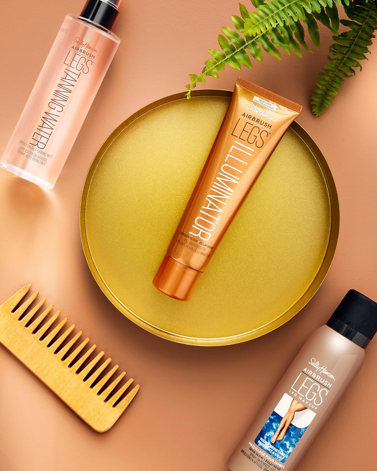 Sally Hansen Airbrush Legs, Leg Spray-On Makeup, Medium Glow 4.4 Oz