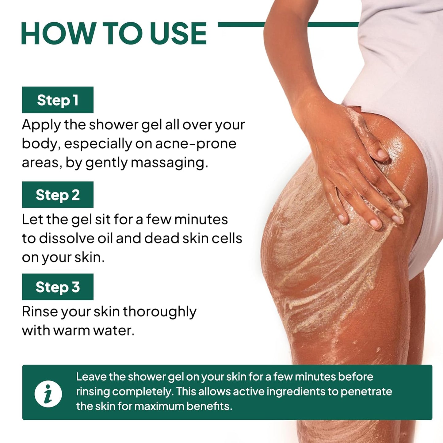 Anti Cellulite Mud Scrub Body Wash, Reduces Cellulite, Gentle Exfoliating, Improves Skin Texture, Provides a Smoother Look, 5.07 Fl Oz (3)