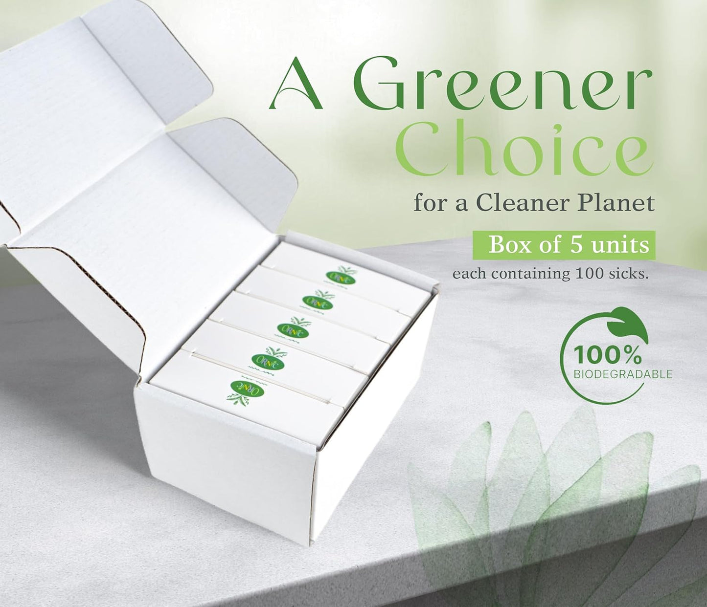 Bamboo Cotton Swabs – Eco-Friendly Cotton Swabs for Personal Care – Biodegradable Cotton Buds for Zero Waste Personal Care – Plastic-Free Cotton Swabs for Makeup, Hygiene & Beauty (500 Count)