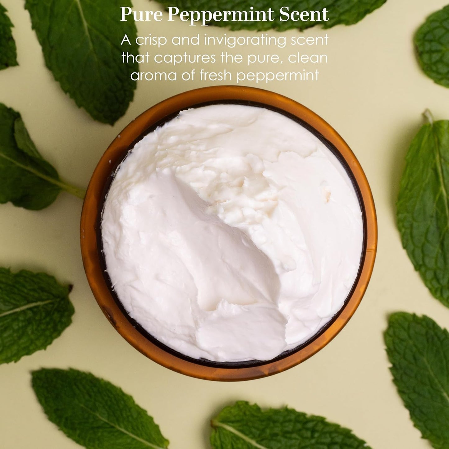 Peppermint Body Lotion | Moisturizer for Dry Skin | with Raw Shea Butter and Jojoba Oil | No Synthetic Fragrances, Non-Greasy Body Cream for Men and Women | 8 oz