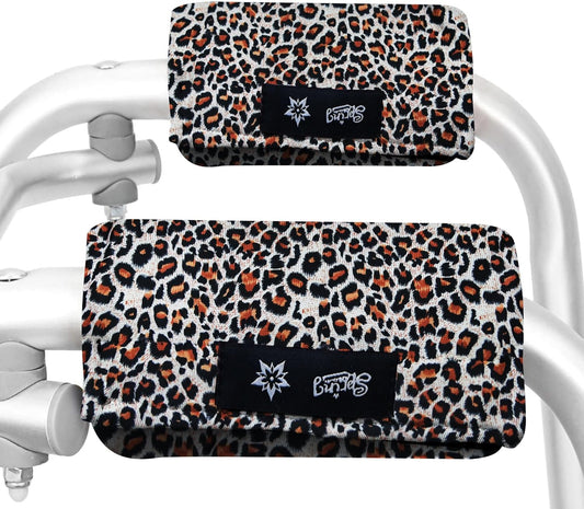 Spring Seaon Universal Walker Handle Padded -Hand Grip (2 Pack) Covers Non-Slip Cushion Padding for Folding Rolling Walker,Rollator Handle-Crutch Handle Pad Grips- Mobility Aid