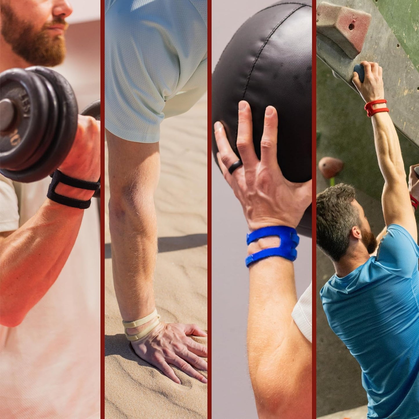 WristWidget® (Tan) Adjustable Wrist Brace for TFCC Tears, One Size fits most. For Left and Right Wrists, Support for Weight Bearing Strain, Exercise