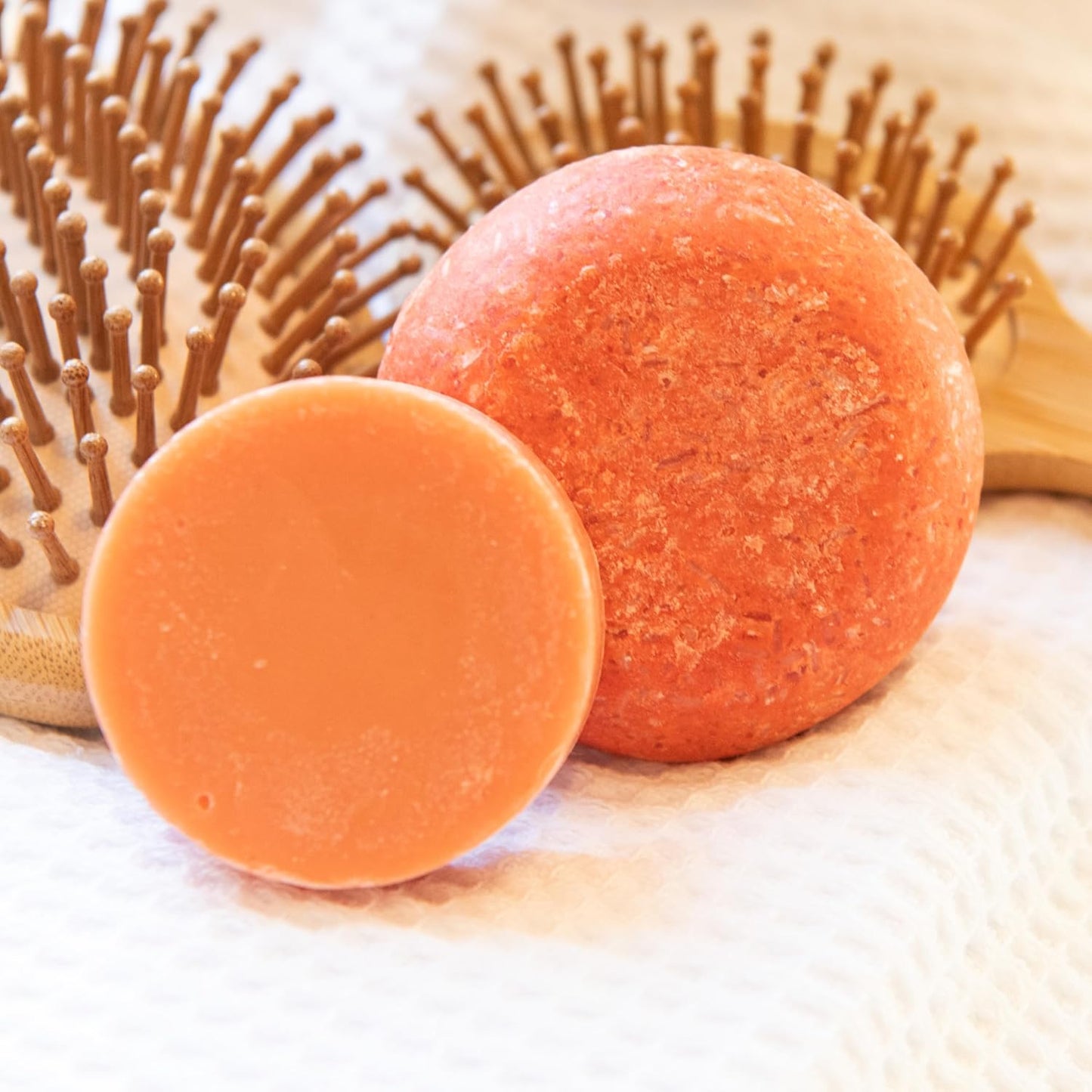 Shampoo & Conditioner Bars, Bergamot & Citrus, 3 oz Shampoo Bar, 1 oz Conditioner Bar, Zero Waste, SLS Free, Paraben Free, Made in USA