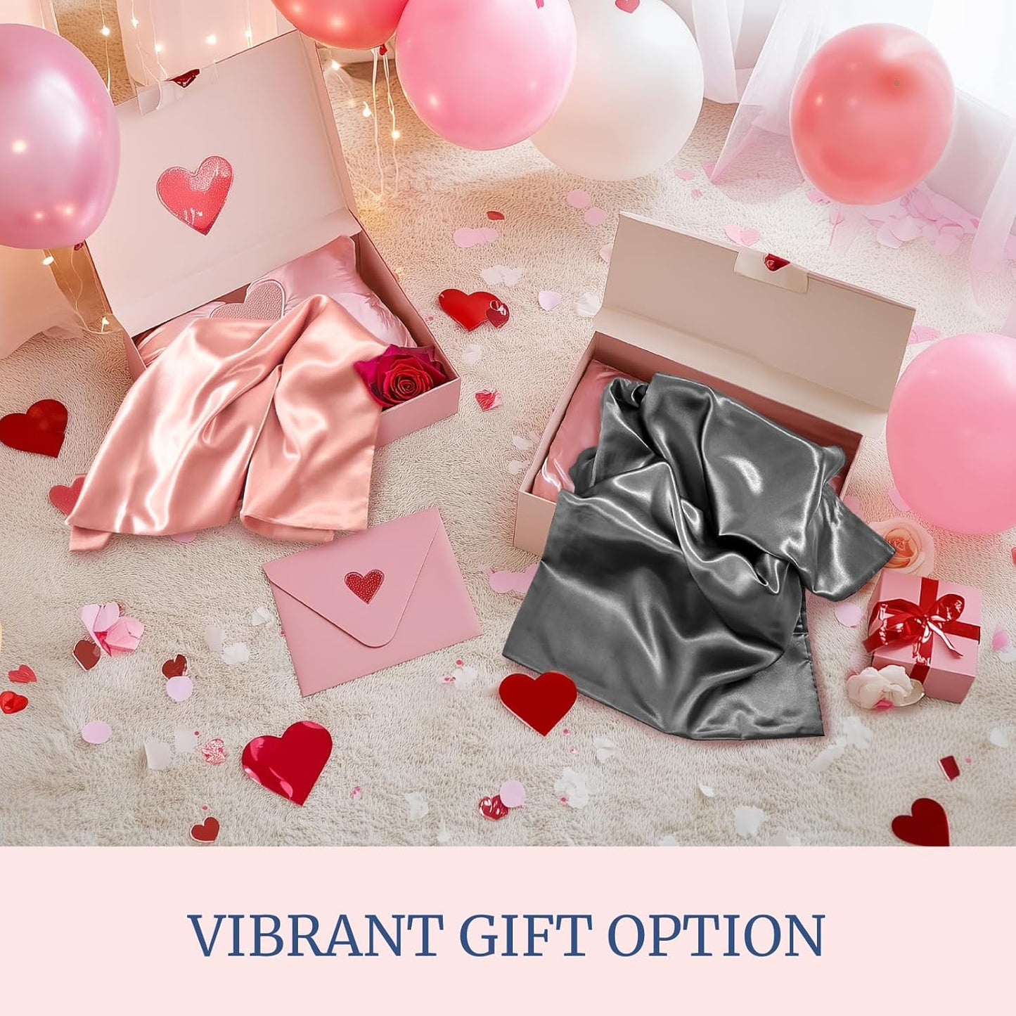 BEDELITE Satin Pillowcase for Hair and Skin, Super Soft Similar to Silk Pillow Cases 4 Pack with Envelope Closure, Cooling Pillowcases for Women Men (20"x40" King Size, Beige)