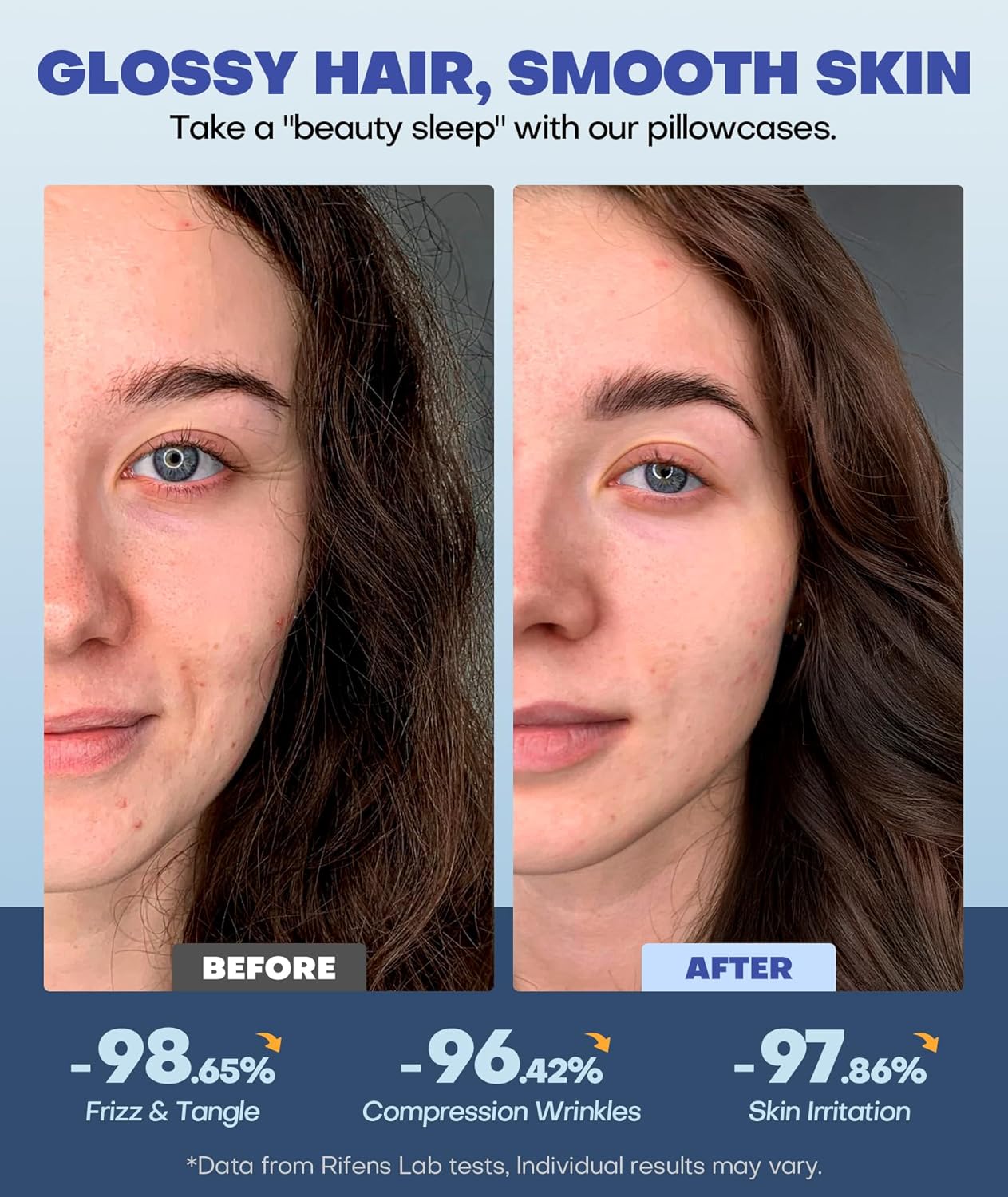 Ice Cooling Pillowcase for Hot Sleepers, Instantly Cool, Stays Cold All Night, Softer Than Silk Pillow Cases, Pillow Covers with Invisible Zipper, Gift for Men & Women - King Size, Purple (1 Pack)