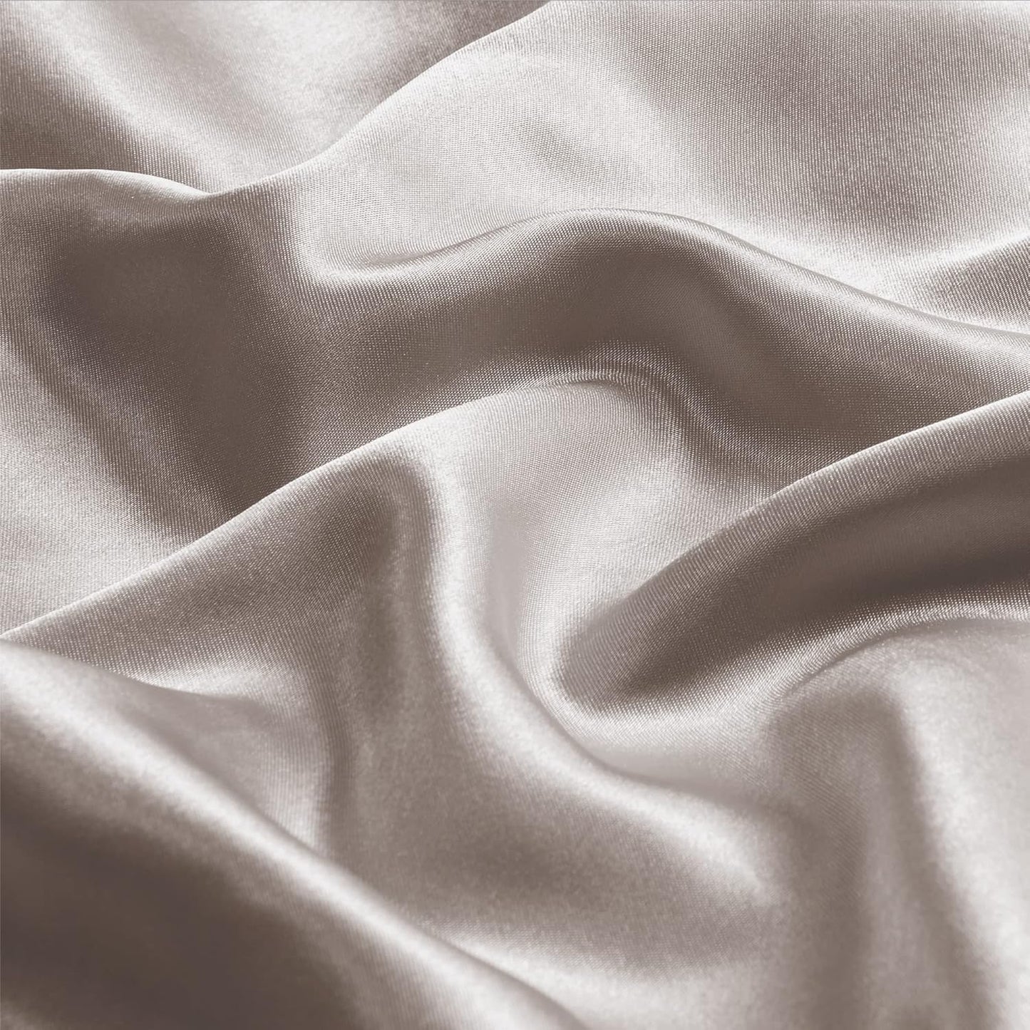 BEDELITE Satin Body Pillow Cover, Super Soft and Cooling Body Pillow Pillowcase for Hair and Skin, Breathable Silky Full Long Pillowcase Cover(20"x54", Rose Taupe)