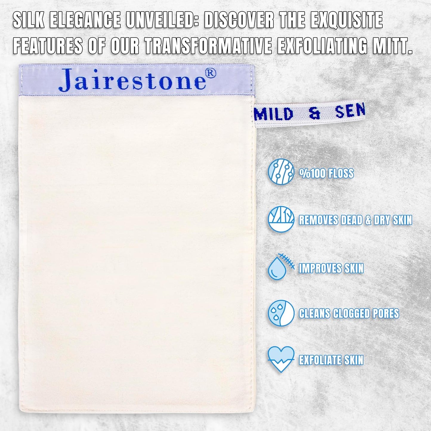 Deep Exfoliating Glove - Exfoliating Gloves Dead Skin Remover – Hammam Hand Scrub Glove – Kessa Body Scrub Mitt - Spray Tan Remover - Bikini Buffer