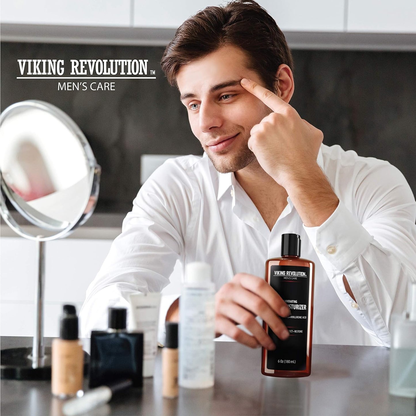 Viking Revolution - Natural Moisturizer Cream for Skincare, Anti Wrinkle & Anti Aging Facial Cream/Lotion, Mens Face Care