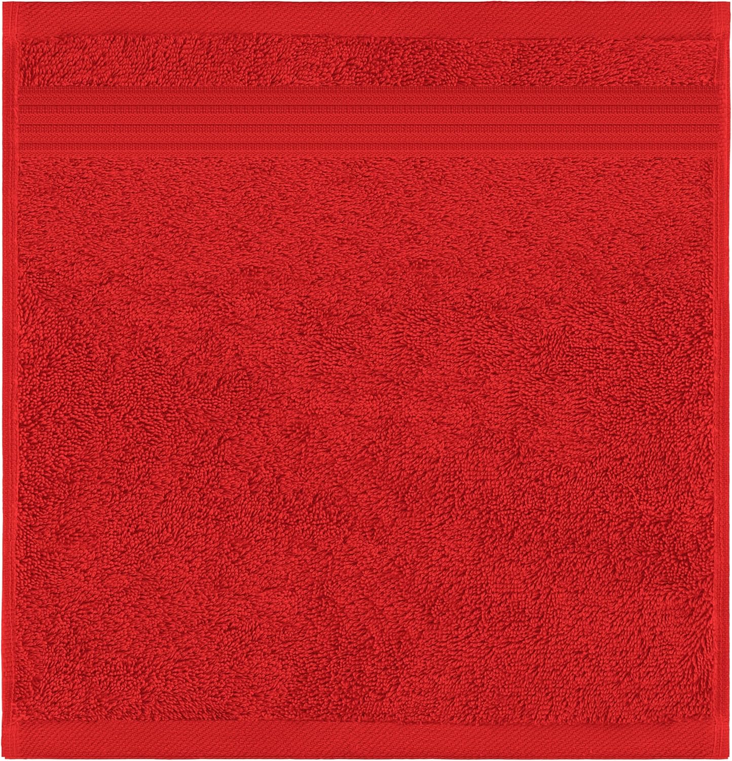 American Veteran Towel, 100% Cotton Turkish Washcloths for Bathroom Essentials 4 Pack, Soft Absorbent Wash Cloths Quick Drying Small Towels Washrags, Red