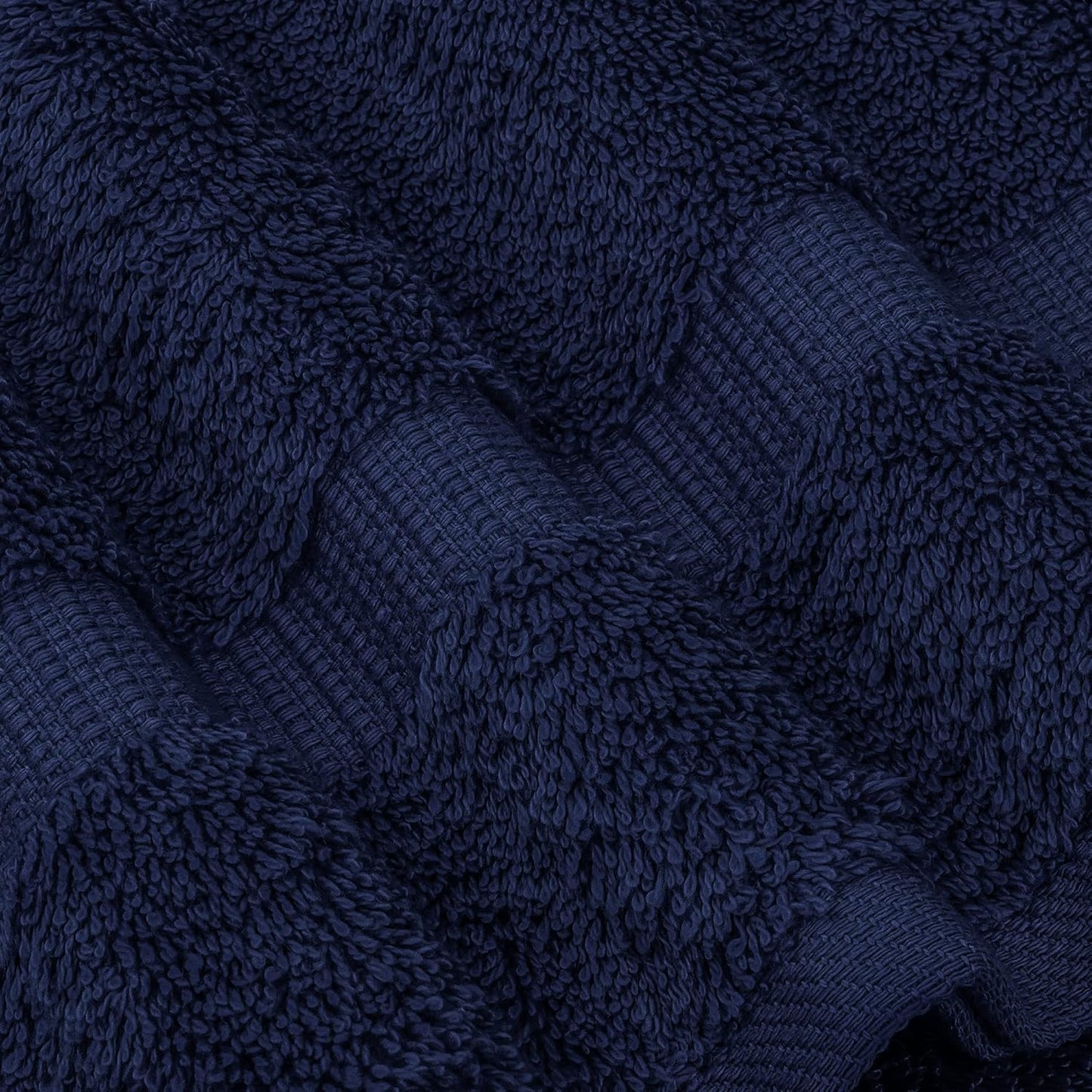 Chakir Turkish Linens | Hotel & Spa Quality 100% Cotton Premium Turkish Towels | Soft & Absorbent (6-Piece Hand Towels, Navy)