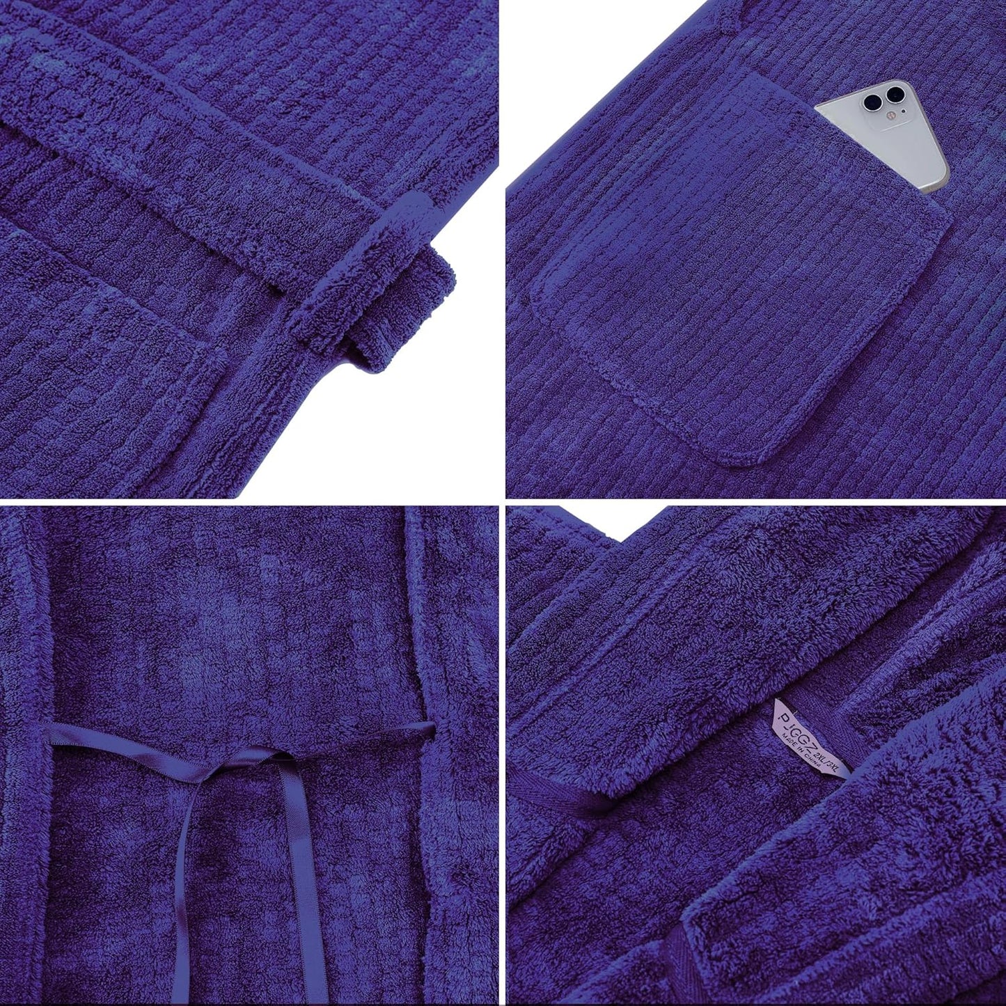 Hooded Bathrobes for Women, Soft Long Towel Robes for Women - Quick Dry yet Warm