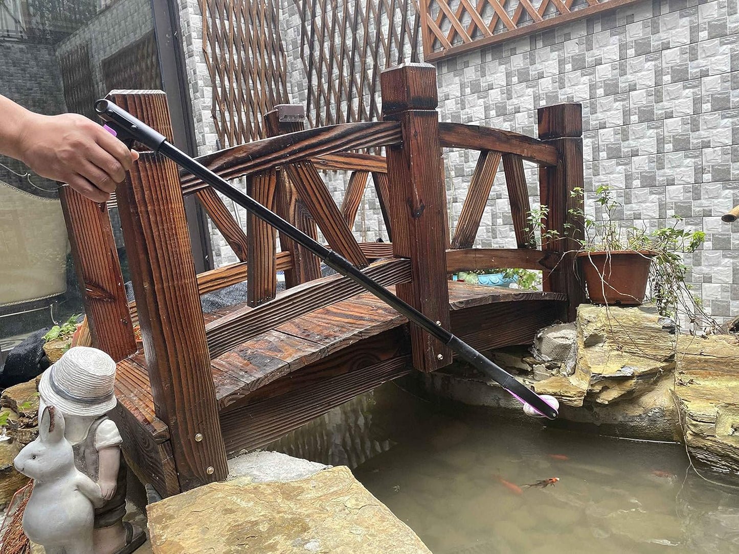 32 inch Foldable GrabRunner Reacher Grabber Tool with Magnetic(Dark Purple)