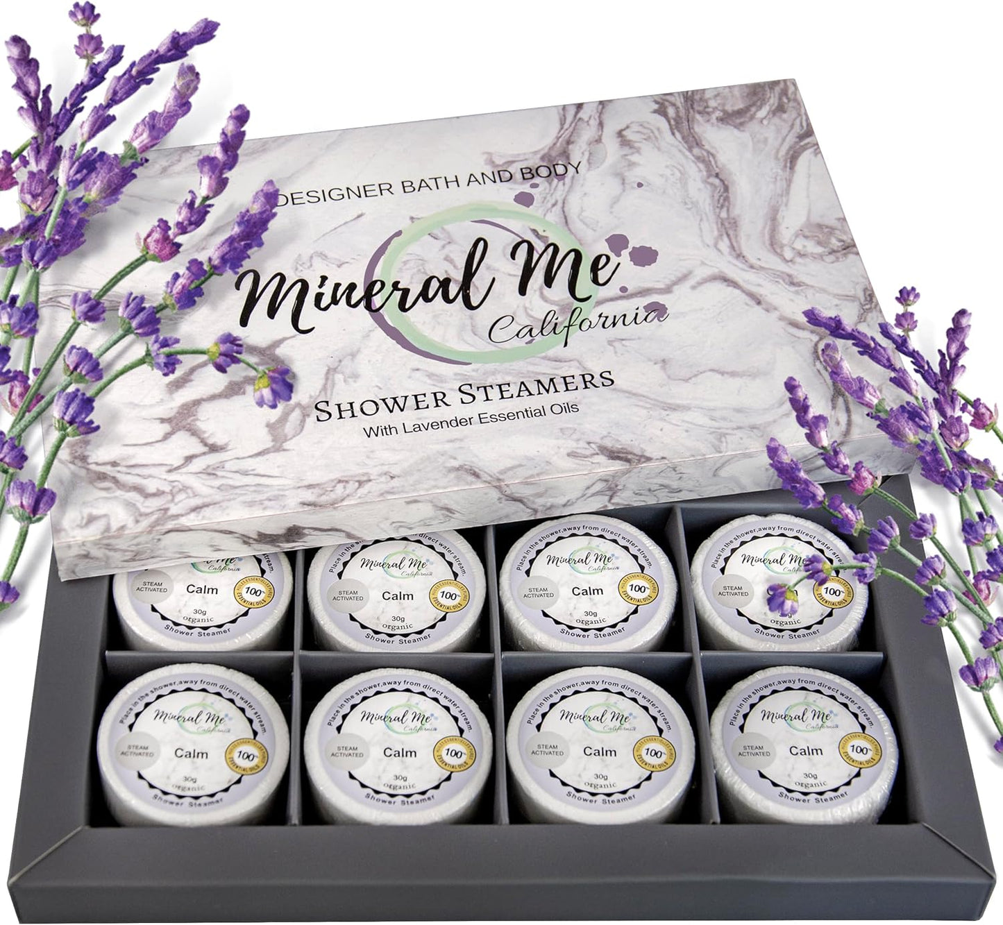 Shower Steamers Aromatherapy - Lavender Shower Steamers with Organic Essential Oils for Vaporizing Steam Spa, Relaxation, Vapor Shower Tablet, Shower Melts- Selfcare Gifts for Her/Him, Birthday Gift