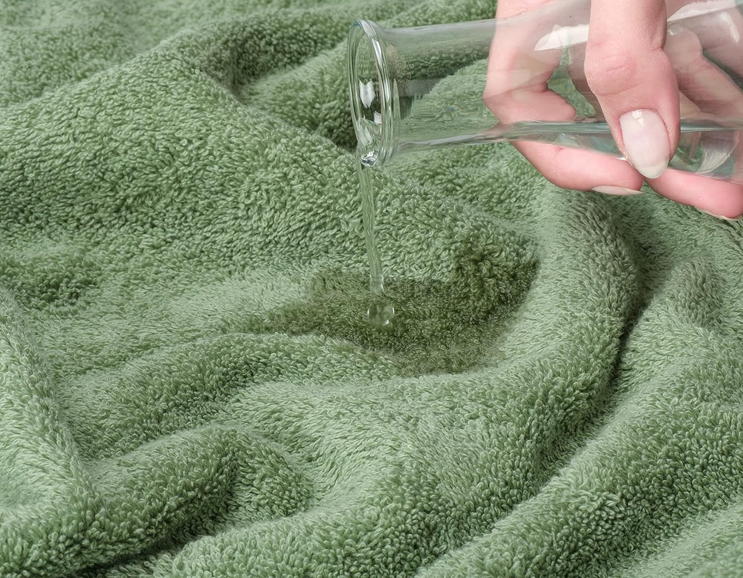 American Soft Linen 35x70 Jumbo Large Bath Towels, 600 GSM 100% Cotton Turkish Bath Sheet, Oversized Luxury Bath Towels for Bathroom Beach and Pool, Sage Green