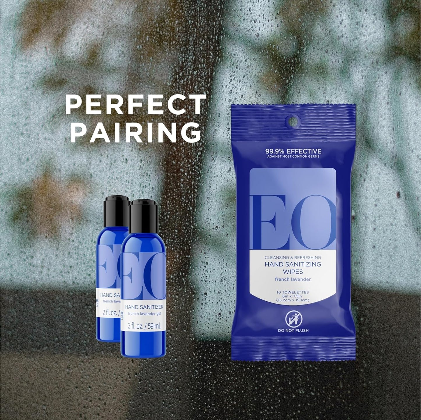 EO Hand Sanitizer, 2 Ounce (Pack of 6), French Lavender, Travel size