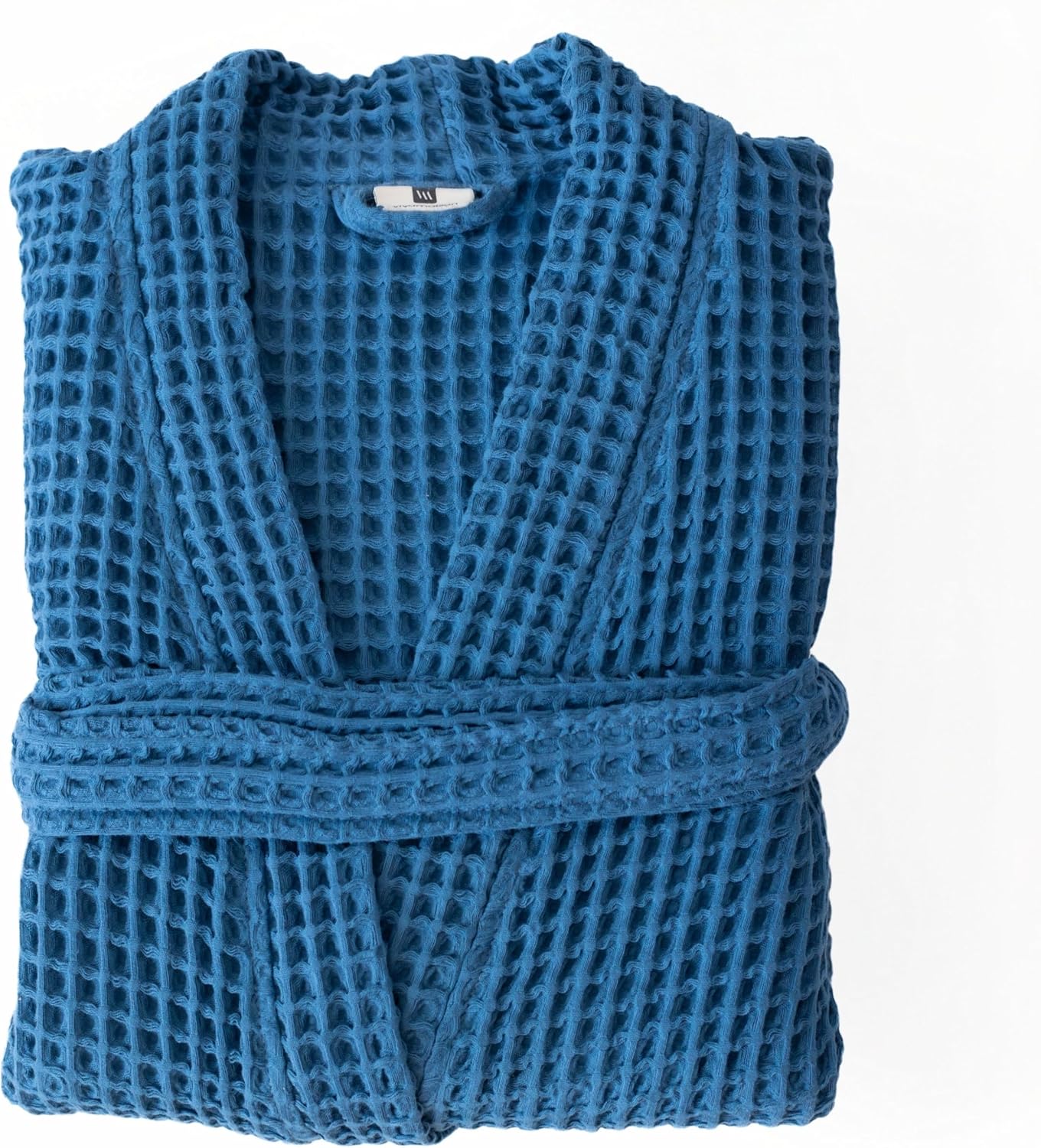 Womens Kimono Waffle Robe - Lightweight 100% Turkish Cotton Housecoat for All-Day Lounging - Bathrobe for Shower