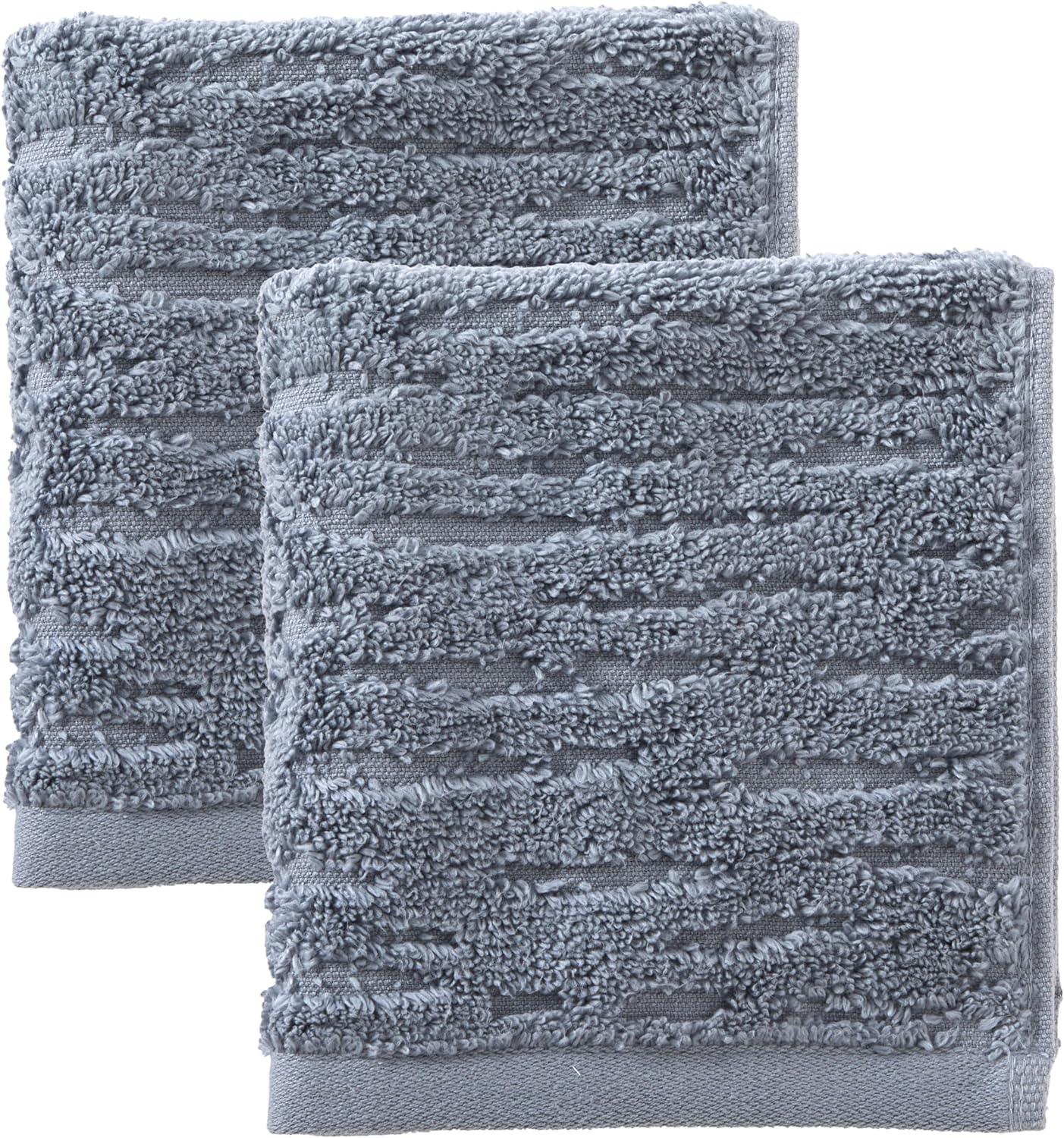 SKL Home CloudSoft Cotton Luxury 6-Piece Towel Set, Smoke Blue