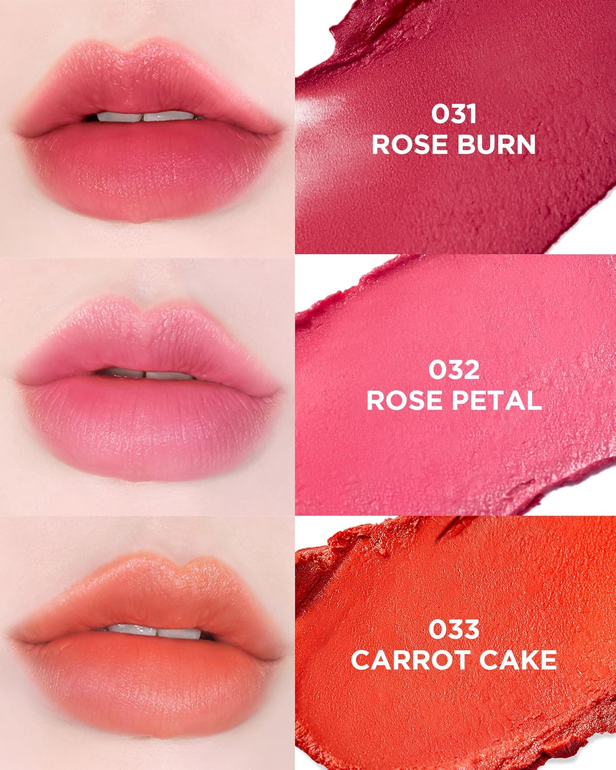 [TOCOBO] Powder Cream Lip Balm 032 Rose Petal 0.67 oz / 19g | Soft Matte Velvet Type Vegan Lip Balm & Creamy Powder Texture without Exfoliation, mother's day