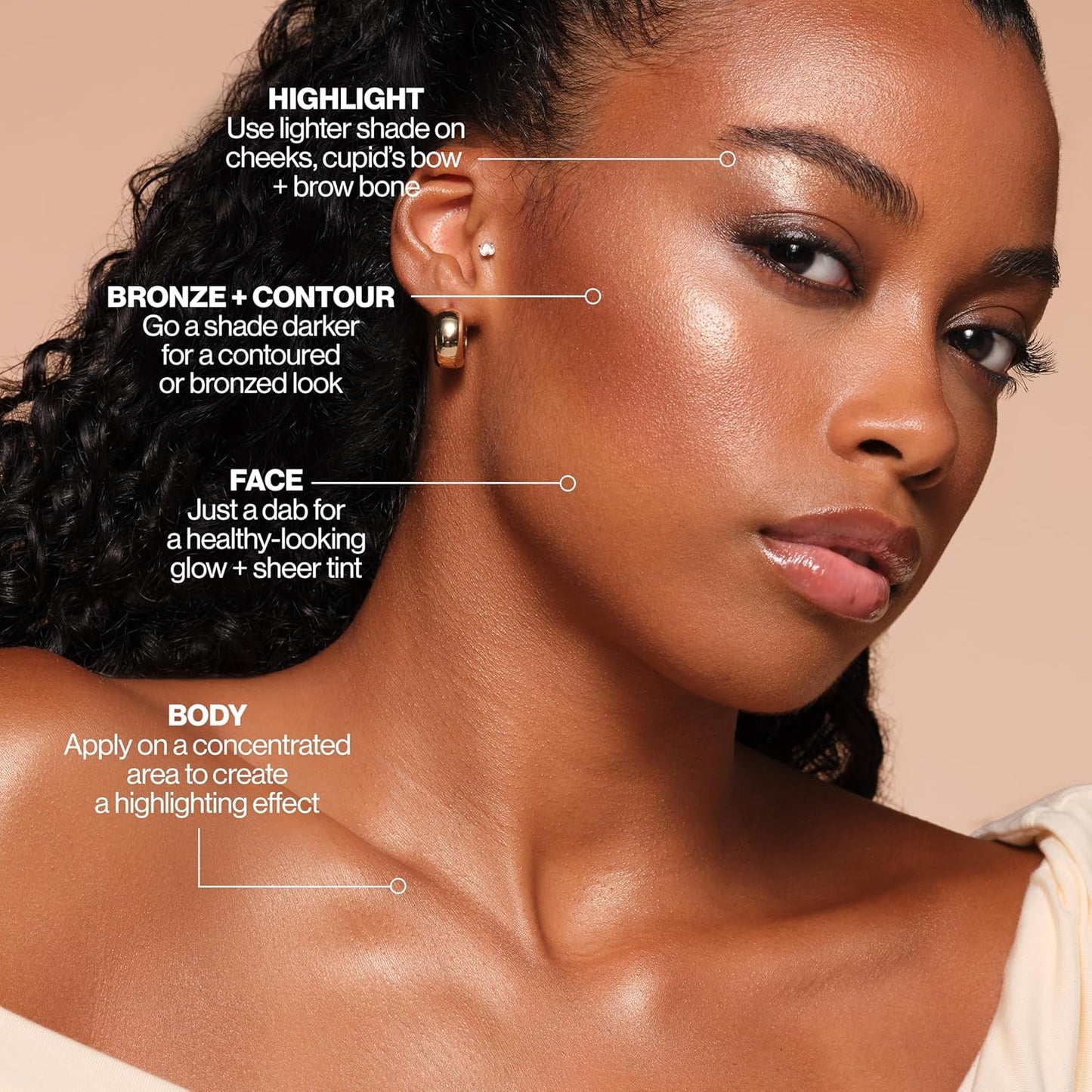 Revlon ColorStay Face & Body Glow Lotion, Hydrating Glow Moisturizer, 24HR Hydration, Illuminating Luminizing Shimmer, 140 In My Bronze Era