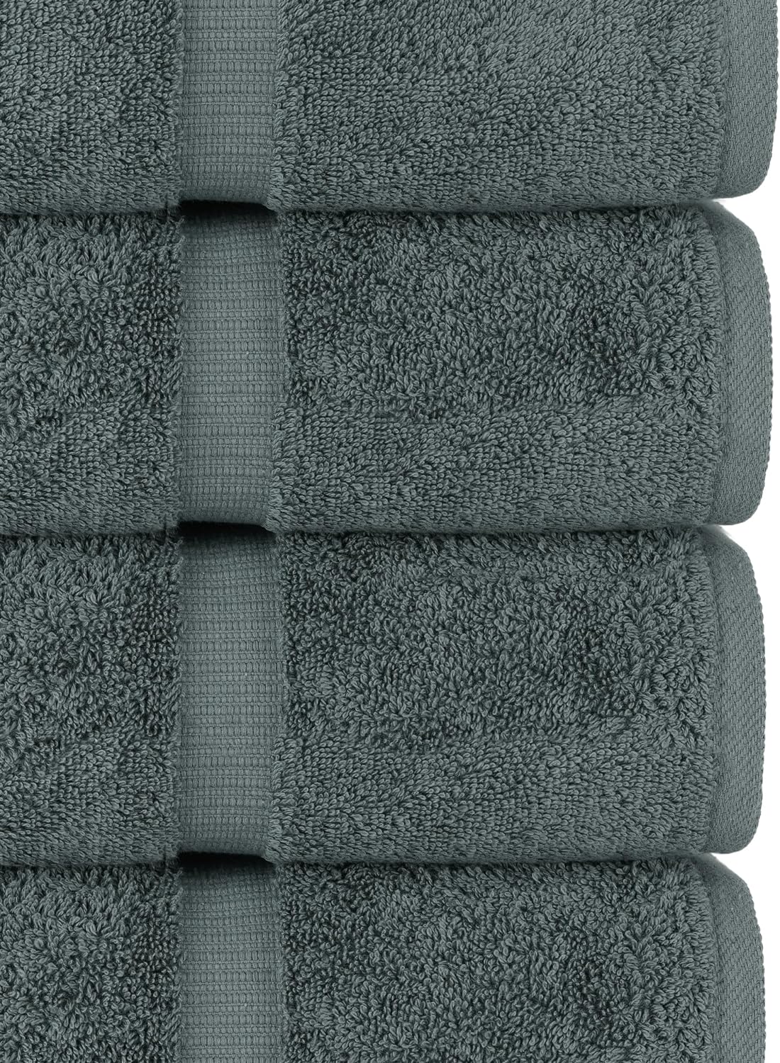 Chakir Turkish Linens, 100% Cotton Premium Quality Turkish Bath Sheets (35''x70'' Large Bath Sheet Towels - Dark Gray)