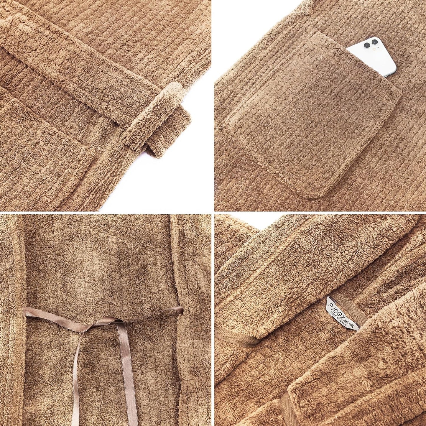 Hooded Bathrobes for Women, Soft Long Towel Robes for Women - Quick Dry yet Warm